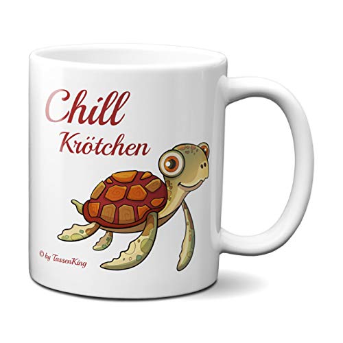 Chill Krötchen Tasse, Kaffeetasse mit Motiv, Tasse mit Spruch, Chillkröte von TassenKing