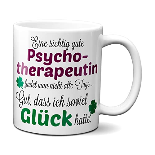 Eine gute Psychotherapeutin... - Geschenk Tasse Kaffeetasse Spruch Beste Psychotherapeutin von TassenKing