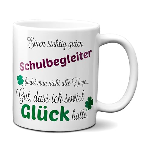 TassenKing Tasse - Einen richtig guten Schulbegleiter - Danke sagen auf eine besondere Art. Tasse mit Spruch Kaffee Becher Geschenk Firma Job Arbeit Bester Schulbegleiter TassenKing Tasse - Einen richtig guten Schulbegleiter - Danke sagen auf eine besondere Art. Tasse mit Spruch Kaffee Becher Geschenk Firma Job Arbeit Bester Schulbegleiter von TassenKing