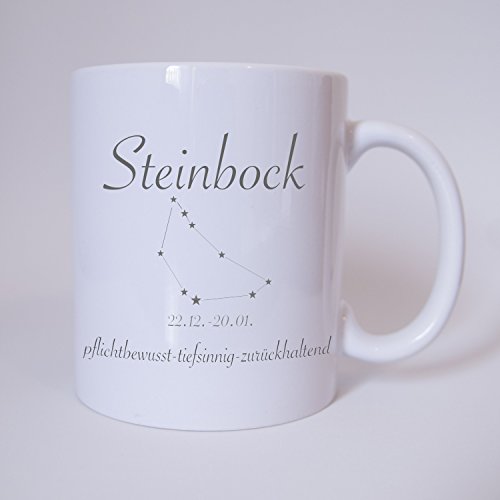 Sternzeichen Steinbock - Tasse - Kaffeetasse - Tasse mit Spruch von TassenKing