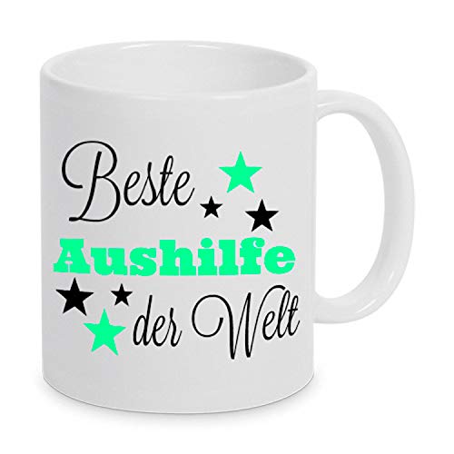 TassenKing(TM) - Beste Aushilfe der Welt - Tasse - Kaffeetasse - Tasse mit Spruch von TassenKing