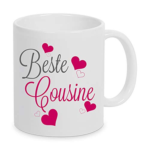 TassenKing(TM) - Beste Cousine - Tasse - Kaffeetasse - Tasse mit Spruch von TassenKing