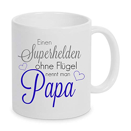 TassenKing(TM) - Einen Superheld ohne Flügel nennt man Papa - Tasse - Kaffeetasse - Tasse mit Spruch von TassenKing