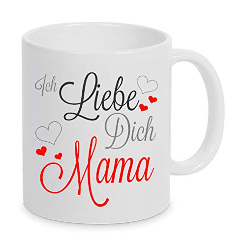 TassenKing(TM) - Ich Liebe Dich Mama - Tasse - Kaffeetasse - Tasse mit Spruch von TassenKing