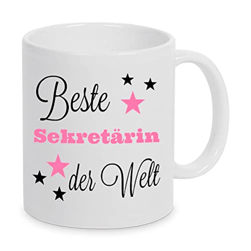 TassenKing(TM - Beste Sekretärin der Welt - Tasse - Kaffeetasse - Tasse mit Spruch von TassenKing