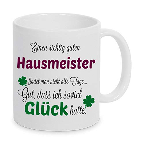 TassenKing(TM - Einen guten Hausmeister. - Tasse - Kaffeebecher - Tasse mit Spruch von TassenKing