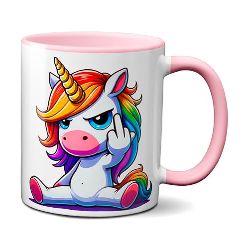 TassenKing Tasse Einhorn Mittelfinger Tasse Kaffee Tee Becher Büro Arbeit Einhorntasse Arbeitskollegin Frauen Kollegin Freundin lustig Bürotasse Geschenk Geburtstag Spruch verrückt TassenKing Tasse Einhorn Mittelfinger Tasse Kaffee Tee Becher Büro Arbeit Einhorntasse Arbeitskollegin Frauen Kollegin Freundin lustig Bürotasse Geschenk Geburtstag Spruch verrückt von TassenKing