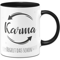 Tasse - Karma Regelt Das Schon von Tassenbrennerei