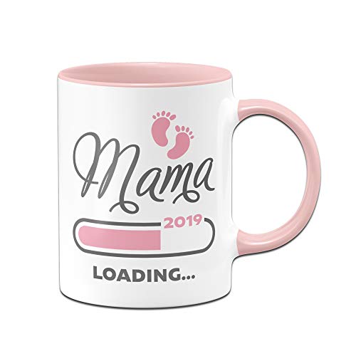 Tasse Mama Loading 2019 rosa - für werdende Mütter Schwangere zur Schwangerschaft - Kaffeetasse von Tassenbrennerei