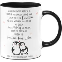 Tasse - Pinguin Liebe von Tassenbrennerei