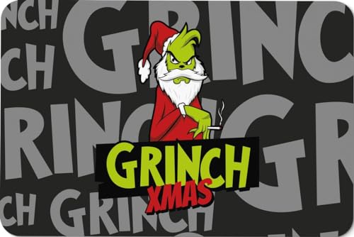 Tassenbrennerei Fußmatte - Grinch Xmas - Türmatte lustig mit Weihnachtsmotiv - Anti Weihnachten - Weihnachtsdeko, Grinchdeko von Tassenbrennerei