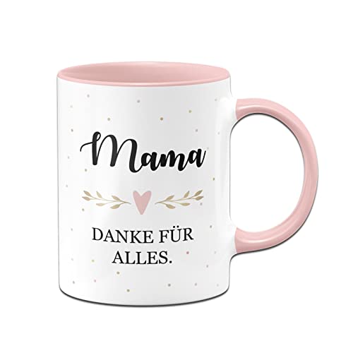 Tassenbrennerei Tasse - Mama danke für alles - Kaffeetasse mit Spruch als Geschenk (Mutter) von Tassenbrennerei