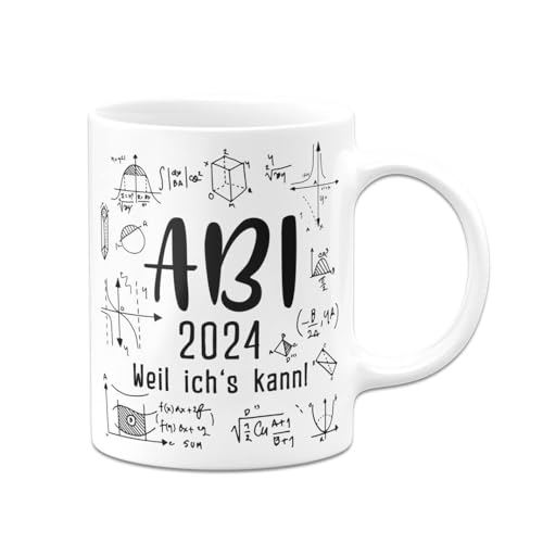 Tassenbrennerei Tasse mit Spruch Abi 2024 weil ichs kann! - Geschenk zum Abitur, Schulabschluss lustig (2024) von Tassenbrennerei