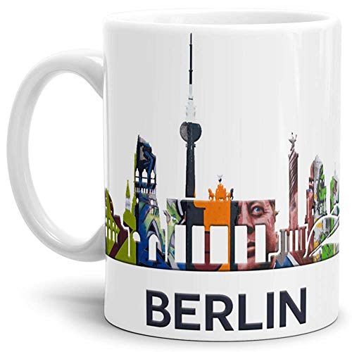 Tassendruck Berlin-Tasse Skyline - Kaffeetasse/Mug/Cup - Qualität Made in Germany von Tassendruck