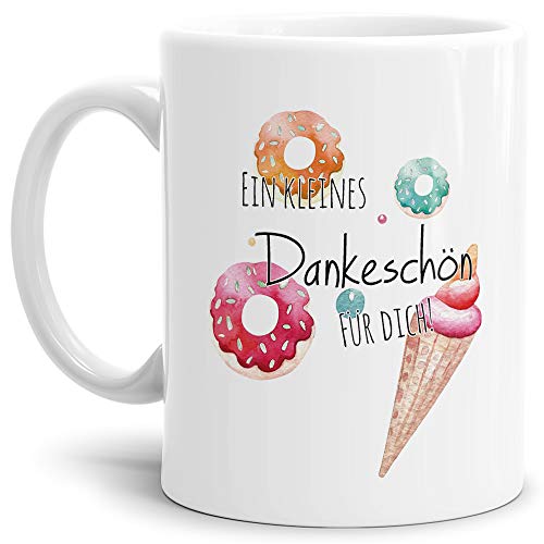 Tassendruck Dankeschön-Tasse EIN kleines Dankeschön für Dich! Weiss - Mug/Cup/Becher/Schön von Tassendruck