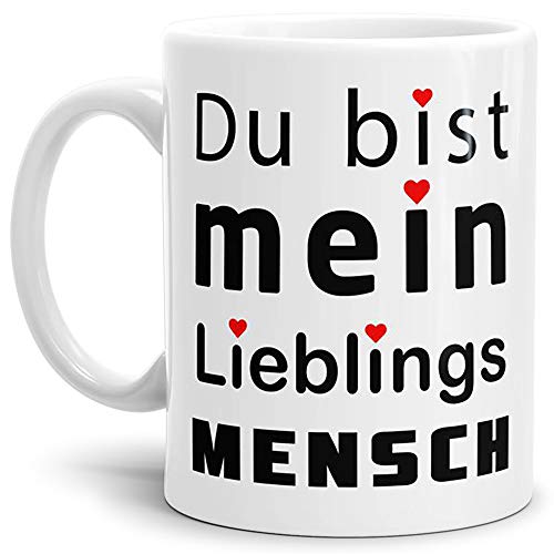 Tassendruck Design-Tasse Lieblingsmensch - Kaffeetasse/Mug/Cup - Qualität Made in Germany von Tassendruck