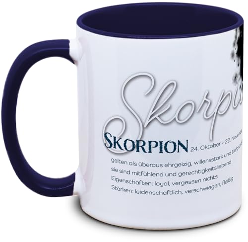 Tassenkasper - Sternzeichentasse: Skorpion (24.10. - 22.11.) - Sternzeichentassen - Astrologie - Tierkreiszeichen von Tassenkasper