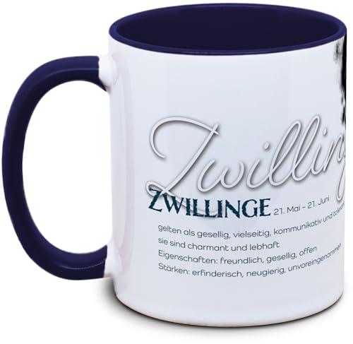 Tassenkasper - Sternzeichentasse: Zwillinge (21.5. - 21.6.) - Sternzeichentassen - Astrologie - Tierkreiszeichen Tassenkasper - Sternzeichentasse: Zwillinge (21.5. - 21.6.) - Sternzeichentassen - Astrologie - Tierkreiszeichen von Tassenkasper
