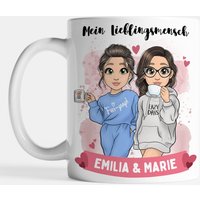 Beste Freundin Tasse Personalisiert - Geschenk Geburtstagsgeschenk Für Bff Kollegin Arbeitskollegin Abschiedsgeschenk von Tassenliebling