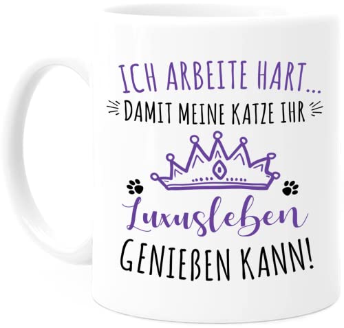 Tassenliebling® - Personalisierte Katzen Tasse mit verschiedenen Sprüchen - Katzentasse - Cat Mug Geschenk Katzenliebhaber - Britisch Kurzhaar Bengal Sphynx Siamkatze Maine Coon von Tassenliebling