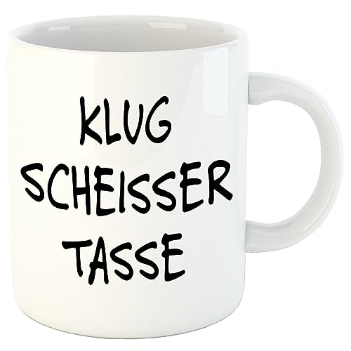FROINDS Klugscheisser Tasse - das perfekte Geschenk und Statement für alle Besserwisser - Kaffeetasse Teetasse Keramik Weiß - ca. 330 ml spülmaschinengeeignet FROINDS Klugscheisser Tasse - das perfekte Geschenk und Statement für alle Besserwisser - Kaffeetasse Teetasse Keramik Weiß - ca. 330 ml spülmaschinengeeignet von Tassensachen