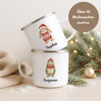 Kindertasse Weihnachten, Personalisierte Weihnachtstasse Mit Namen, Tasse Weihnachtsmotiv, Emaille Kindertasse, Weihnachten Kindertasse Weihnachten, Personalisierte Weihnachtstasse Mit Namen, Tasse Weihnachtsmotiv, Emaille Kindertasse, Weihnachten von TassenzauberDesigns