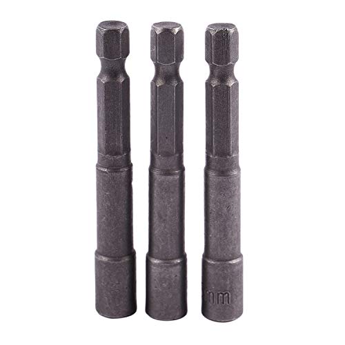 Tassety 65 mm Länge, 5,5 mm Sechskant-Steckschlüssel-Bit, magnetisch, 3 Stück von Tassety