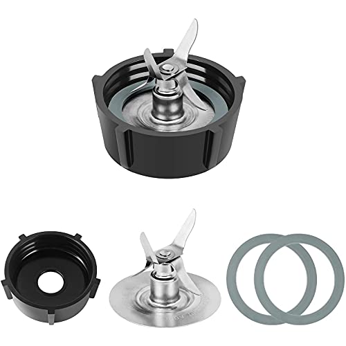 Tassety Für Osterizer Blender-Klingen mit Mixerboden und 4-Klinge 4961 und 2 O-Ring-Gummidichtungen von Tassety