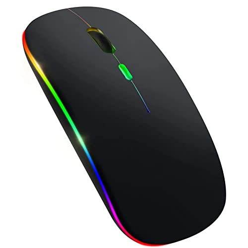 Tassety Kabellose Maus Bluetooth 5.1 Wiederaufladbare LED Silent Mouse USB Optisch Ergonomisch Gaming 2.4G Wireless Backlite Tassety Kabellose Maus Bluetooth 5.1 Wiederaufladbare LED Silent Mouse USB Optisch Ergonomisch Gaming 2.4G Wireless Backlite von Tassety