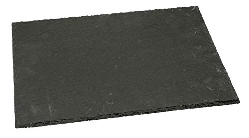 STG 30x20cm Schieferplatte Servierplatte Dekoplatte Schiefer Platte Tablett Untersetzer Tischdeko Hochzeitsdeko von Tassorm