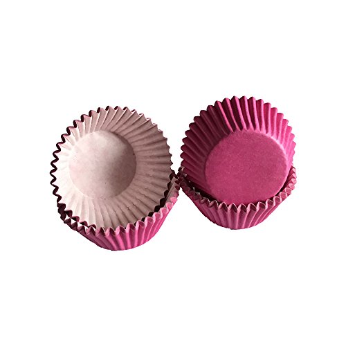 Tasty Cooky Shop Mini Muffinförmchen/Cupcakeförmchen Hot Pink aus Papier 40 Stück von Tasty Cooky Shop
