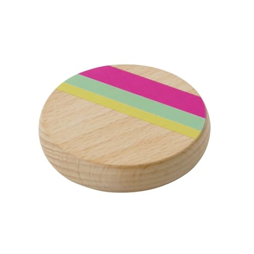 Tasty 678729 Flaschenöffner rund aus Holz, Flaschenöffner, Holz, Edelstahl, 6 x 1,2 cm von Tasty