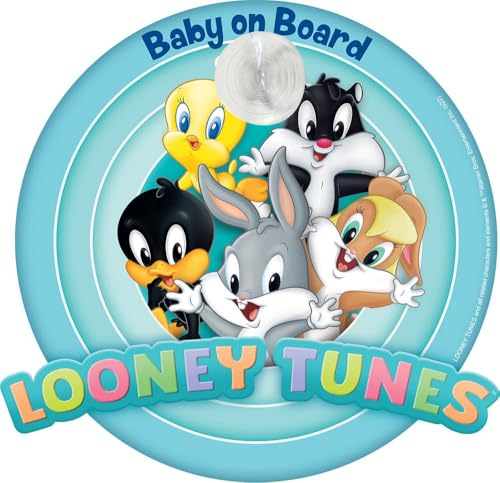 Looney Tunes Warner Bros Autoschild mit Saugnapf Looney Tunes Warner Bros Autoschild mit Saugnapf von TataWay in viaggio si cresce