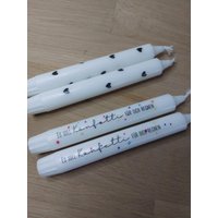 Personalisierte Kerzen Geschenk Stabkerze Es Soll Konfetti Für Dich Regnen von TatasGlitzerGlueck