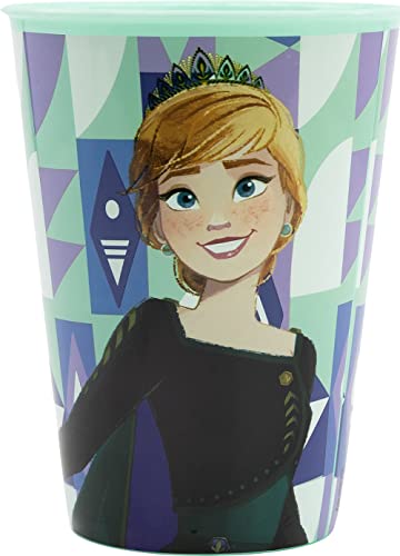 Disney Frozen Elsa Anna Olaf 260 ml Kunststoffbecher mit Ausgießer zum einfachen Trinken von TataWay in viaggio si cresce