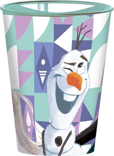 Disney Frozen Elsa Anna Olaf 260 ml Kunststoffbecher mit Ausgießer zum einfachen Trinken, Blau Disney Frozen Elsa Anna Olaf 260 ml Kunststoffbecher mit Ausgießer zum einfachen Trinken, Blau von TataWay in viaggio si cresce