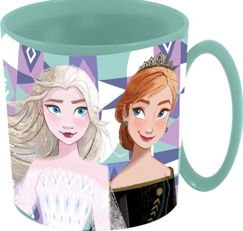 Disney Frozen Elsa und Anna Kunststoffbecher für Mädchen, 350 ml von TataWay in viaggio si cresce