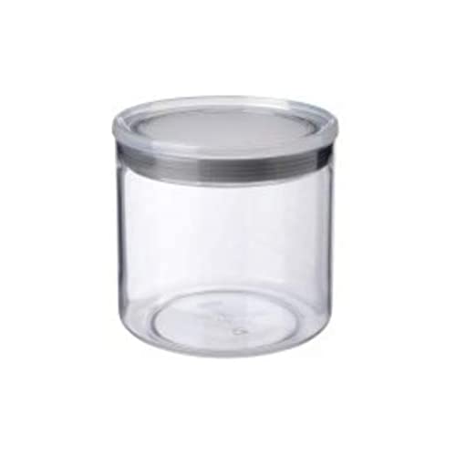 Tatay Küchendose, 1 l Fassungsvermögen, luftdicht, BPA-frei, spülmaschinenfest, transparent – ​​grau. Masse 12,5 x 12,5 x 12,5 cm von TATAY