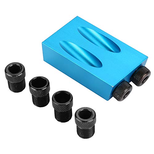 15 Grad Taschenlochlehre, Holzbearbeitungs Schrägbohrführungsset mit 6/8/10mm Adapter, Nicht Leicht zu Rosten, Geneigte Holzlochvorrichtung Zum Verbinden von Holzbrettern 15 Grad Taschenlochlehre, Holzbearbeitungs Schrägbohrführungsset mit 6/8/10mm Adapter, Nicht Leicht zu Rosten, Geneigte Holzlochvorrichtung Zum Verbinden von Holzbrettern von Tatiy