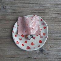 Handgemachte Ringschale Glückskatzen Keramik Teller Mit Herzen Handgemachte Ringschale Glückskatzen Keramik Teller Mit Herzen von TatjanaCeramics