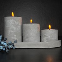 4Er Set | Beton Design Kerzenhalter Modern Tischdeko Teelichthalter Wohnzimmer Deko Industrial Style 2025 von TatjanaFink
