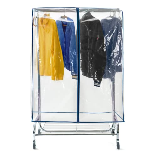 Tatkraft Screen Transparent Staubschutz für Kleiderständer, Abdeckung Kleiderständer, Reissverschlüss, Kleidetschutz vor Feuchtigkeit, Geruch, Schmutz, Spritzwasser und Staub, L96 cm Tatkraft Screen Transparent Staubschutz für Kleiderständer, Abdeckung Kleiderständer, Reissverschlüss, Kleidetschutz vor Feuchtigkeit, Geruch, Schmutz, Spritzwasser und Staub, L96 cm von Tatkraft