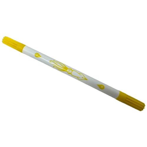 INKgrafiX® Squidster Hautstift - 2 Spitzen (M) - Gelb- Tattoo Piercing - IG68446 - Stift Tattoostift Hautschreiber Skinmarker Skin Marker Filzstift(1Stück) von Tattoo [INKgrafiX] Piercing