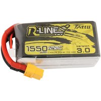 Tattu - Modellbau-Akkupack (LiPo) 14.8 v 1550 mAh Zellen-Zahl: 4 120 c Softcase XT60 von Tattu