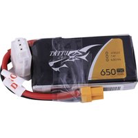 Modellbau-Akkupack (LiPo) 7.4 v 650 mAh Zellen-Zahl: 2 75 c Softcase XT30 - Tattu von Tattu