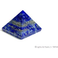 Lapis Lazuli Pyramide - Blau von TatvaTheElementStory