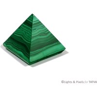 Malachit Pyramide - Wohndeko 5 Grössen Energie Bergkristall Malachit Pyramide - Wohndeko 5 Grössen Energie Bergkristall von TatvaTheElementStory