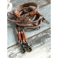 Breites Zugstopp Halsband Und Tauleine Im Set Mit Antik Messing von NordlichtDogsShop