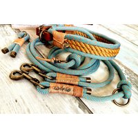 Tauhalsband Und Tauleinen Set Für Große Hunde Verstellbar Personalisiert von NordlichtDogsShop