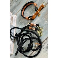 Zugstopp Halsband Und Tauleine Verstellbar von NordlichtDogsShop